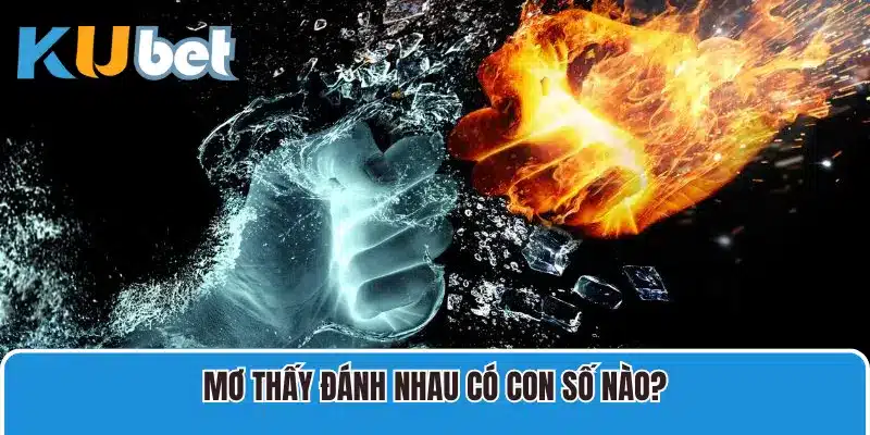 Mơ thấy đánh nhau có con số nào?