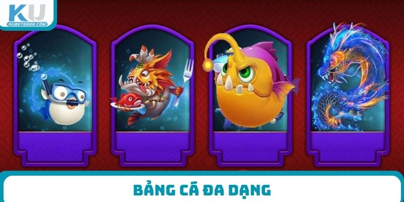 Bảng cá đa dạng