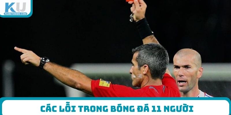 Các lỗi trong bóng đá 11 người