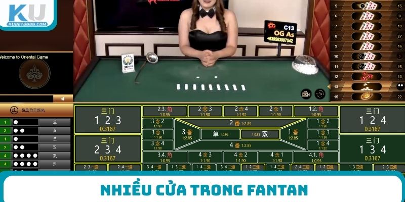 Nhiều cửa trong Fantan
